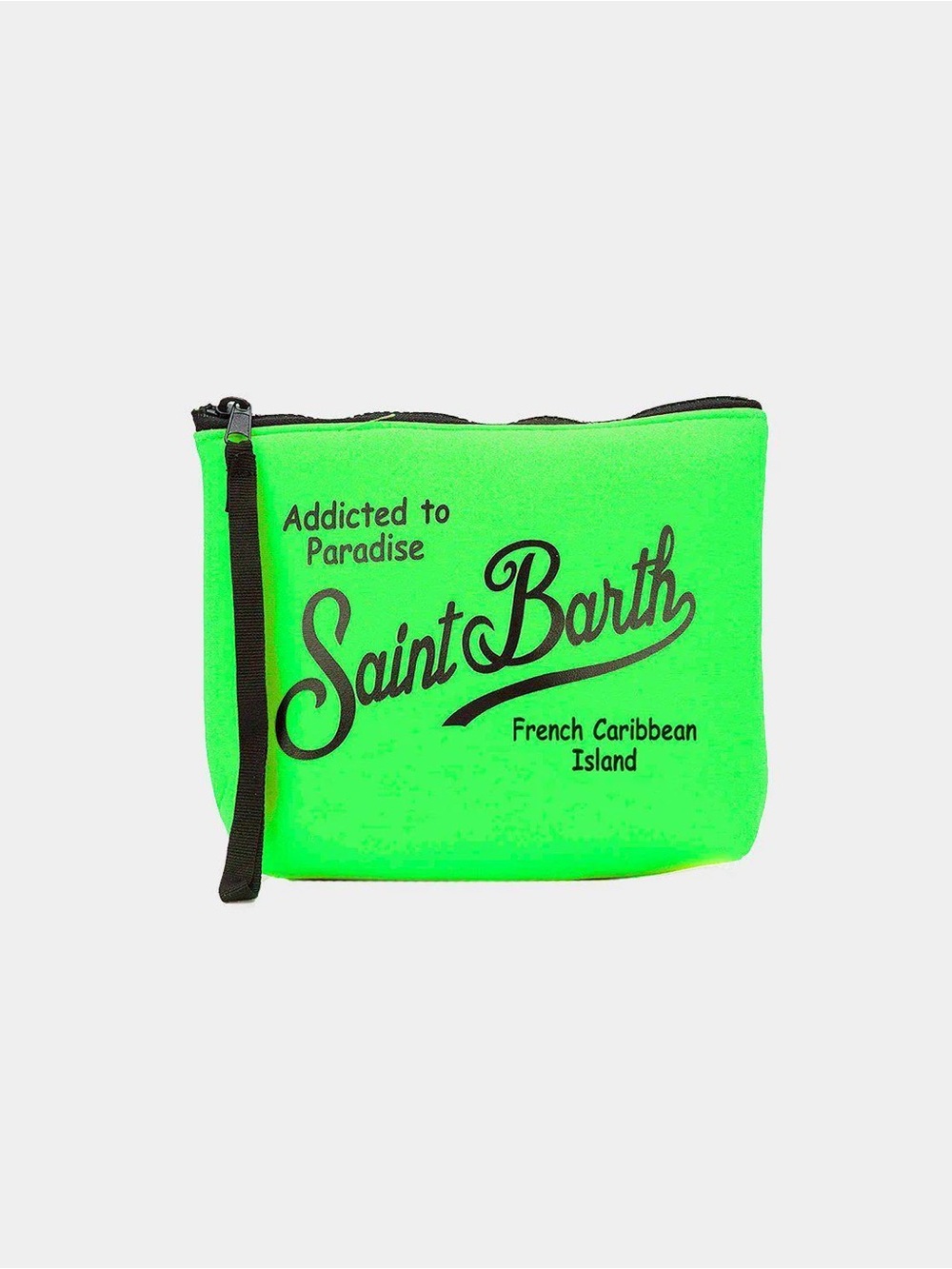 MC2 Saint Barth Fluro Neon Green Aline Zip Pouch $59